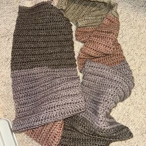 Multicolor crochet Scarf